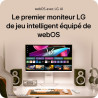 LG Ultragear™ 32G810SA-W Ecran PC Gaming 32" - Dalle IPS résolution UHD (3840x2160), 1ms 144Hz, DisplayHDR™ 400, DCI-P3 95% (CIE
