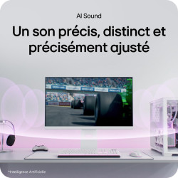 LG Ultragear™ 32G810SA-W Ecran PC Gaming 32" - Dalle IPS résolution UHD (3840x2160), 1ms 144Hz, DisplayHDR™ 400, DCI-P3 95% (CIE