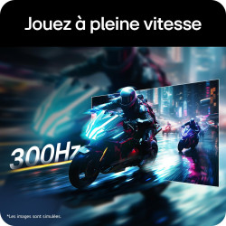 LG Ultragear™ 27G640A-B.AEUQ Ecran PC Gaming 27" - Dalle IPS résolution FHD (2560x1440), 1ms GtG 300Hz, VESA DisplayHDR 400, DCI