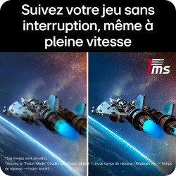 LG Ultragear™ 27G640A-B.AEUQ Ecran PC Gaming 27" - Dalle IPS résolution FHD (2560x1440), 1ms GtG 300Hz, VESA DisplayHDR 400, DCI