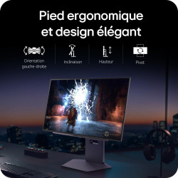 LG Ultragear™ 27G850A-B Ecran PC Gaming 27" - Dalle IPS résolution UHD (3840x2160), 1ms 240Hz, DisplayHDR™ 600, DCI-P3 99% (CIE1