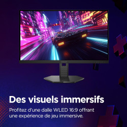 Lenovo Legion 27-10 - Écran Gaming 27'' (FHD, IPS, 240Hz, 0.5ms, 2X HDMI 2.1, DP 1.4, Câble HDMI, AMD FreeSync Premium) Réglage 
