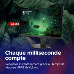 Lenovo Legion 27-10 - Écran Gaming 27'' (FHD, IPS, 240Hz, 0.5ms, 2X HDMI 2.1, DP 1.4, Câble HDMI, AMD FreeSync Premium) Réglage 