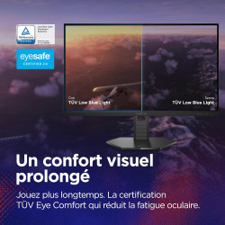 Lenovo Legion 27-10 - Écran Gaming 27'' (FHD, IPS, 240Hz, 0.5ms, 2X HDMI 2.1, DP 1.4, Câble HDMI, AMD FreeSync Premium) Réglage 