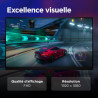 Lenovo Legion 27-10 - Écran Gaming 27'' (FHD, IPS, 240Hz, 0.5ms, 2X HDMI 2.1, DP 1.4, Câble HDMI, AMD FreeSync Premium) Réglage 