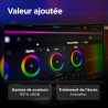 Lenovo Legion 27-10 - Écran Gaming 27'' (FHD, IPS, 240Hz, 0.5ms, 2X HDMI 2.1, DP 1.4, Câble HDMI, AMD FreeSync Premium) Réglage 