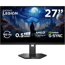 Lenovo Legion 27U-10 - Écran Gaming de 27" avec Eyesafe (UHD, IPS, 160Hz, 0.5ms, 2X HDMI, DP, HDR10, NVIDIA G-Sync, AMD FreeSync