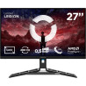 Lenovo Legion R27qe Gen2 - Écran Gaming 27'' (QHD, IPS, 200 Hz, 0.5 ms, HDMI+DP, Câble DP, AMD FreeSync Premium) Réglage en Incl