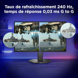 Lenovo Legion 27Q-10 OLED - Écran Gaming de 26.5" avec Eyesafe (QHD, QD-OLED, 240Hz, 0.03ms GtG, 2xHDMI+DP, AMD FreeSync Premium