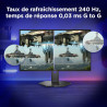 Lenovo Legion 27Q-10 OLED - Écran Gaming de 26.5" avec Eyesafe (QHD, QD-OLED, 240Hz, 0.03ms GtG, 2xHDMI+DP, AMD FreeSync Premium