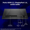 Lenovo Legion 27Q-10 OLED - Écran Gaming de 26.5" avec Eyesafe (QHD, QD-OLED, 240Hz, 0.03ms GtG, 2xHDMI+DP, AMD FreeSync Premium