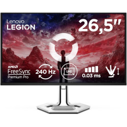 Lenovo Legion Pro 27UD-10 - Écran Gaming de 26.5" avec Eyesafe (UHD, QD-OLED, 240Hz, 0.03ms GtG, 2xHDMI+DP+ USB Type-C, AMD Free