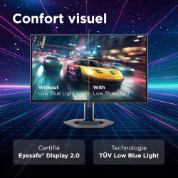 Lenovo Legion Pro 27UD-10 - Écran Gaming de 26.5" avec Eyesafe (UHD, QD-OLED, 240Hz, 0.03ms GtG, 2xHDMI+DP+ USB Type-C, AMD Free