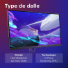 Lenovo Legion 27Q-10 - Écran Gaming de 27" QHD avec Eyesafe (IPS, 240Hz, 0.5ms, 2xHDMI+DP, AMD FreeSync Premium) - Inclinable et