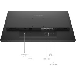 Lenovo Legion 27Q-10 - Écran Gaming de 27" QHD avec Eyesafe (IPS, 240Hz, 0.5ms, 2xHDMI+DP, AMD FreeSync Premium) - Inclinable et