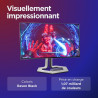Lenovo Legion Pro 27Q-10 - Écran Gaming de 26.5" avec Eyesafe (QHD, QD-OLED, 280Hz, 0.03ms GtG, 2xHDMI+DP+ USB Type-C, AMD FreeS