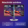 Lenovo Legion Pro 27Q-10 - Écran Gaming de 26.5" avec Eyesafe (QHD, QD-OLED, 280Hz, 0.03ms GtG, 2xHDMI+DP+ USB Type-C, AMD FreeS