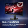 Lenovo Legion 27Q-11 - Écran Gaming 27'' (QHD,IPS, 300Hz, 0.5ms MPRT, 2X HDMI 2.1, DP 1.4, Câble DP, AMD FreeSync Premium) Régla