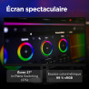 Lenovo Legion 27Q-11 - Écran Gaming 27'' (QHD,IPS, 300Hz, 0.5ms MPRT, 2X HDMI 2.1, DP 1.4, Câble DP, AMD FreeSync Premium) Régla