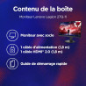 Lenovo Legion 27Q-11 - Écran Gaming 27'' (QHD,IPS, 300Hz, 0.5ms MPRT, 2X HDMI 2.1, DP 1.4, Câble DP, AMD FreeSync Premium) Régla