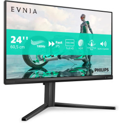 Philips 24M2N3200AM - Moniteur de Jeu Full HD 24 Pouces, 180 Hz, 1 ms GtG, FreeSync Prem., G-Sync comp. (1920x1080, 2X HDMI, Dis