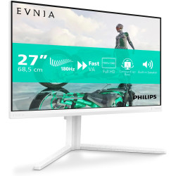 Philips Evnia 27M2N3201A - Moniteur de Jeu Full HD 27 Pouces, 180 Hz, 0,5 ms, FreeSync Prem., G-Sync Comp., HDR10 (1920x1080, 2X