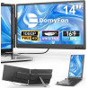 Écran Portable,Écran d'Extension pour PC Portable 14",Double Moniteur Portable Ultra-Fin FHD 1080P IPS pour PC Portable 13"-17",