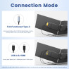 Écran Portable,Écran d'Extension pour PC Portable 14",Double Moniteur Portable Ultra-Fin FHD 1080P IPS pour PC Portable 13"-17",