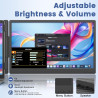 Écran Portable,Écran d'Extension pour PC Portable 14",Double Moniteur Portable Ultra-Fin FHD 1080P IPS pour PC Portable 13"-17",