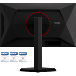 AOC Gaming Moniteur 25G4KUR 25 Pouce 420Hz, Fast IPS Dalle, 0.5ms GtG, HDR400, G-Sync Comp., Ajustable en Hauteur, USB Hub(1920x