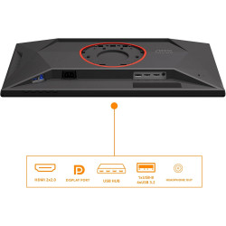 AOC Gaming Moniteur 25G4KUR 25 Pouce 420Hz, Fast IPS Dalle, 0.5ms GtG, HDR400, G-Sync Comp., Ajustable en Hauteur, USB Hub(1920x