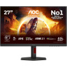 AOC Gaming Moniteur U27G4R 27 Pouce 160Hz Fast IPS Dalle, 0.5ms MPRT, HDR400, G-Sync Compatible, Ajustable en Hauteur, USB Hub(3