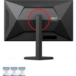 AOC Gaming Moniteur U27G4R 27 Pouce 160Hz Fast IPS Dalle, 0.5ms MPRT, HDR400, G-Sync Compatible, Ajustable en Hauteur, USB Hub(3