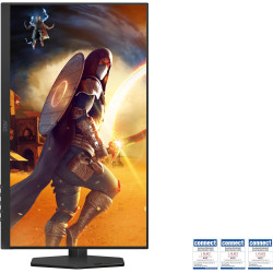 AOC Gaming Moniteur U27G4R 27 Pouce 160Hz Fast IPS Dalle, 0.5ms MPRT, HDR400, G-Sync Compatible, Ajustable en Hauteur, USB Hub(3