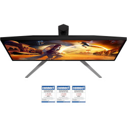 AOC Moniteur U32G4U 31.5 Pouce 160Hz Fast IPS Dalle, 1ms GtG, HDR400, G-Sync Compatible, Ajustable en Hauteur, USB Hub(3840x2160