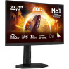 AOC Gaming Moniteur 24G4X 23.8 pouce 180Hz Fast IPS Dalle, 0.5ms MPRT, HDR10, G-Sync Compatible, Ajustable en hauteur, Haut-parl