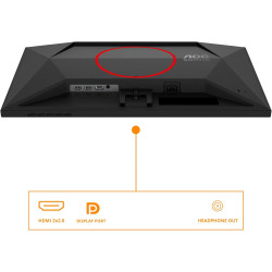 AOC Gaming Moniteur 24G4ZRE 23.8 Pouce 260Hz, Fast IPS Dalle, 0.3ms MPRT, HDR10, G-Sync Compatible, (1920x1080 HDMI 2X 2.0 DP 1x