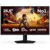 AOC Gaming Moniteur Q27G41ZDF 27 Pouce 240Hz QD-OLED Dalle, 0.03ms GtG, HDR10, G-Sync Compatible, (2560x1440 HDMI 1x 2.0 DP 1x 1