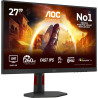 AOC Gaming Moniteur Q27G4ZR 27 Pouce 260Hz, Fast IPS Dalle, 0.3ms MPRT, HDR400, G-Sync Compatible, Ajustable en Hauteur, Haut-pa