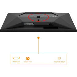 AOC Gaming Moniteur Q27G4ZR 27 Pouce 260Hz, Fast IPS Dalle, 0.3ms MPRT, HDR400, G-Sync Compatible, Ajustable en Hauteur, Haut-pa