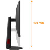 AOC Gaming Moniteur Q27G4ZR 27 Pouce 260Hz, Fast IPS Dalle, 0.3ms MPRT, HDR400, G-Sync Compatible, Ajustable en Hauteur, Haut-pa