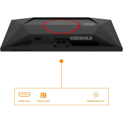 AOC Gaming Moniteur 25G4SRE 24.5 Pouce 310Hz, Fast IPS Dalle, 0.3ms MPRT, HDR400, G-Sync Compatible, (1920x1080 HDMI 2X 2.0 DP 1