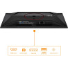 Aoc gaming moniteur q27g4sdr 27 pouce 360hz qd-oled dalle, 0.03ms gtg, hdr400 truenoir, g-sync compatible, ajustable en hauteur,