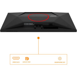 AOC Gaming Moniteur 27G4HRE 27 Pouce 200Hz Fast IPS Dalle, 0.5ms MPRT, HDR10, G-Sync Compatible, Haut-parleurs, (1920x1080 HDMI 
