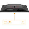 AOC Gaming Moniteur 24G4HA 23.8 Pouce 200Hz Fast IPS Dalle, 0.5ms MPRT, HDR10, G-Sync Compatible, Ajustable en Hauteur, Haut-par