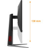 AOC Gaming Moniteur 24G4HA 23.8 Pouce 200Hz Fast IPS Dalle, 0.5ms MPRT, HDR10, G-Sync Compatible, Ajustable en Hauteur, Haut-par