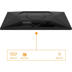 AOC Gaming Moniteur 24G4XE 23.8 Pouce 180Hz Fast IPS Dalle, 0.5ms MPRT, HDR10, G-Sync Compatible, Haut-parleurs, (1920x1080 HDMI