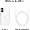Apple iPhone 17 256 Go : Écran 6,3 pouces avec ProMotion, Puce A19, Caméra avant Center Stage, Meilleure résistance aux rayures,