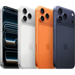 Apple iPhone 17 Pro Max 256 Go : Écran 6,9 Pouces, Puce A19 Pro, Autonomie Record sur iPhone, Système caméra Pro Fusion, Caméra 