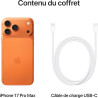 Apple iphone 17 pro max 256 go : écran 6,9 pouces, puce a19 pro, autonomie record sur iphone, système caméra pro fusion, caméra 